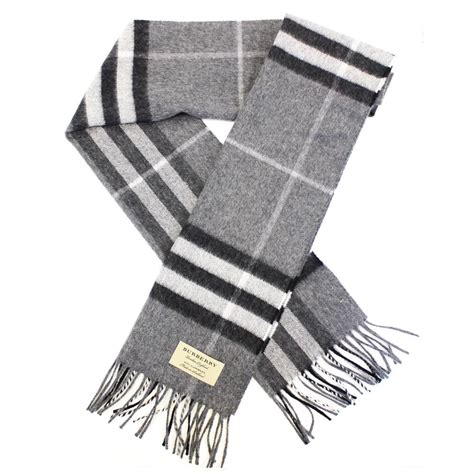 mens gray burberry scarf|authentic Burberry cashmere scarf.